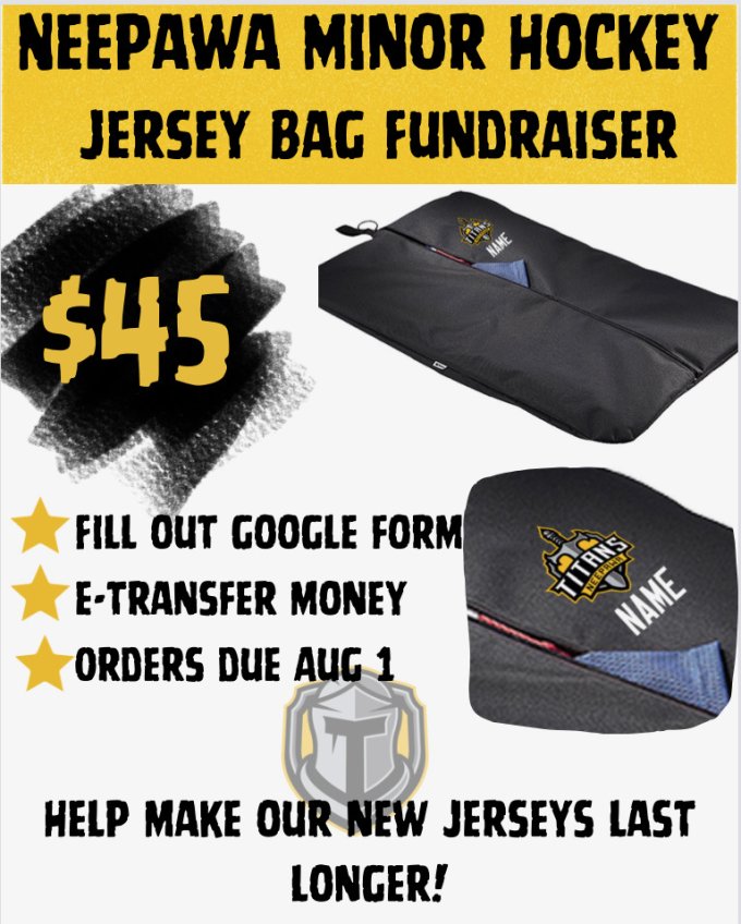 Jersey Bag Fundraiser